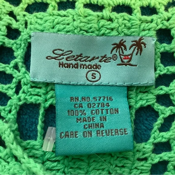 Letarte Handmade Crochet Coverup Dress - Picture 7 of 8